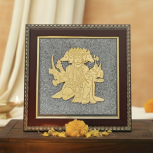 Panchmukhi hanuman on Pyrite